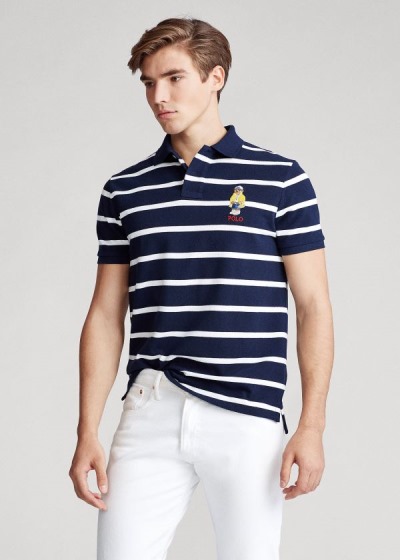 Men's Polo Ralph Lauren Custom Slim CP-93 Bear Polos | 180397YAO